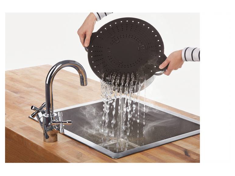 ERNESTO® Pfannenspritzschutz Silikon 3 in 1 Fabrikladen