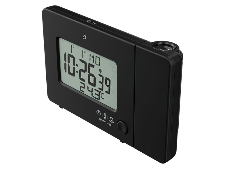 AURIOL® Funk-Projektionswecker, mit LC-Display Begrenzt auf 3 Tage