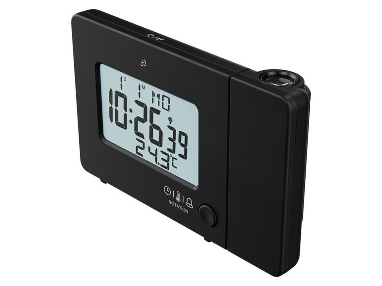 AURIOL® Funk-Projektionswecker, mit LC-Display Begrenzt auf 3 Tage