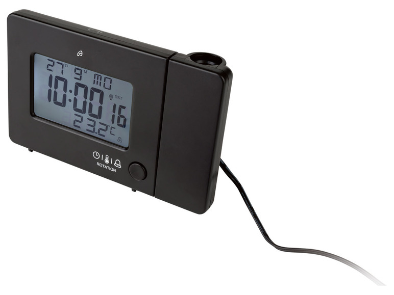 AURIOL® Funk-Projektionswecker, mit LC-Display Begrenzt auf 3 Tage