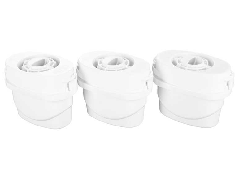 LIVARNO home Wasserfilter-Kartuschen, 3 Stück inkl. Adapter für Brita-Wasserkaraffen Im Verkauf