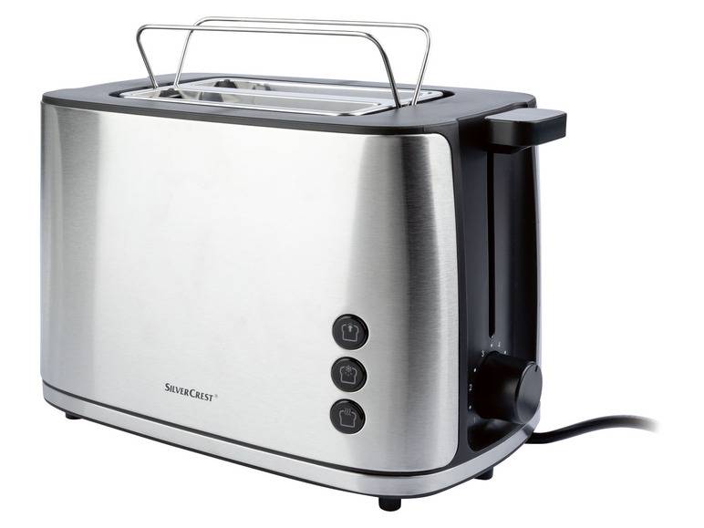 SILVERCREST® KITCHEN TOOLS Toaster »STE 950 A1«, Edelstahl, mit Brötchenaufsatz Verkauf