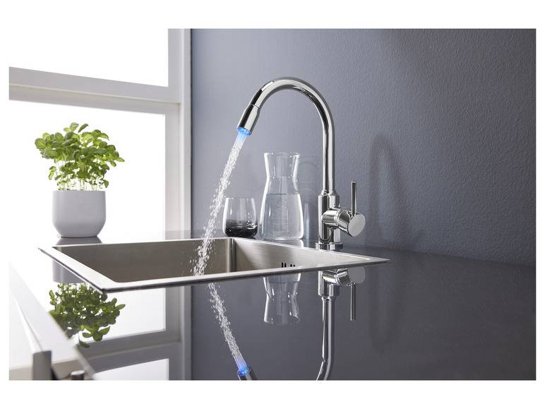 LIVARNO home LED-Spültischarmatur, 360° schwenkbar Günstiger Verkauf