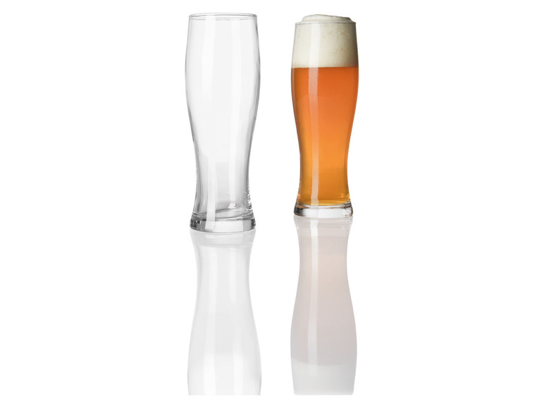 ERNESTO® Biergläsersets, 2 Stück, spülmaschienengeeignet Begrenztes Angebot