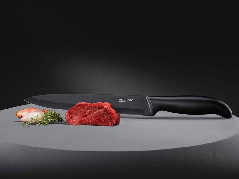 ERNESTO® Messer aus Edelstahl, schwarz Black Friday