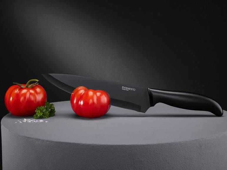 ERNESTO® Messer aus Edelstahl, schwarz Black Friday