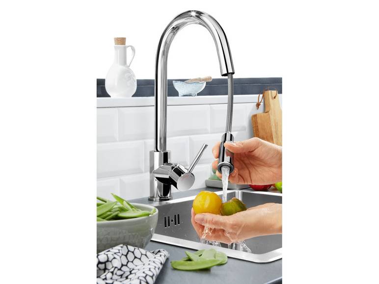 LIVARNO home Design Küchenarmatur, mit Brauseschlauch Muttertagsangebot