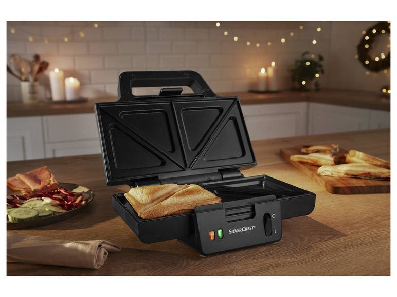 SILVERCREST® KITCHEN TOOLS Sandwichmaker XXL »SSWM 900 A1«, 900 W Lagerräumung