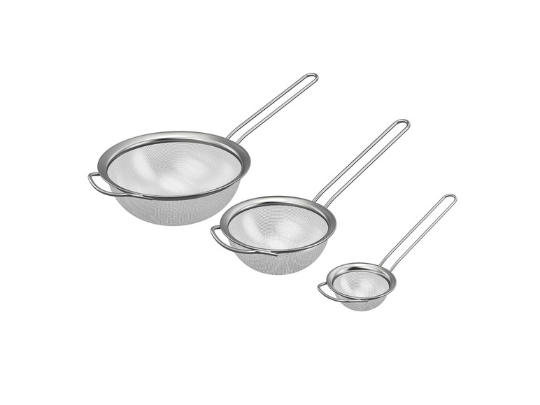 ERNESTO® Küchensieb-Set, 3 Stück, aus Edelstahl Saisonale Angebote
