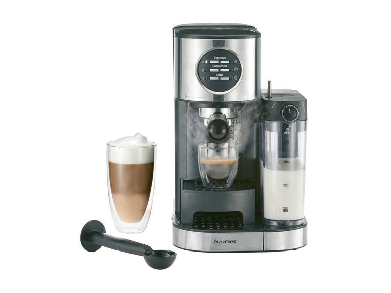 SILVERCREST® KITCHEN TOOLS Espressomaschine mit Milchaufschäumer »SEMM 1470 A2« Kauf eins, bekomm eins gratis