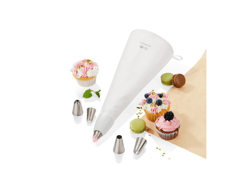 ERNESTO® Spritzbeutel/ Glasurmesser / Teigroller Begrenzte Freigabe