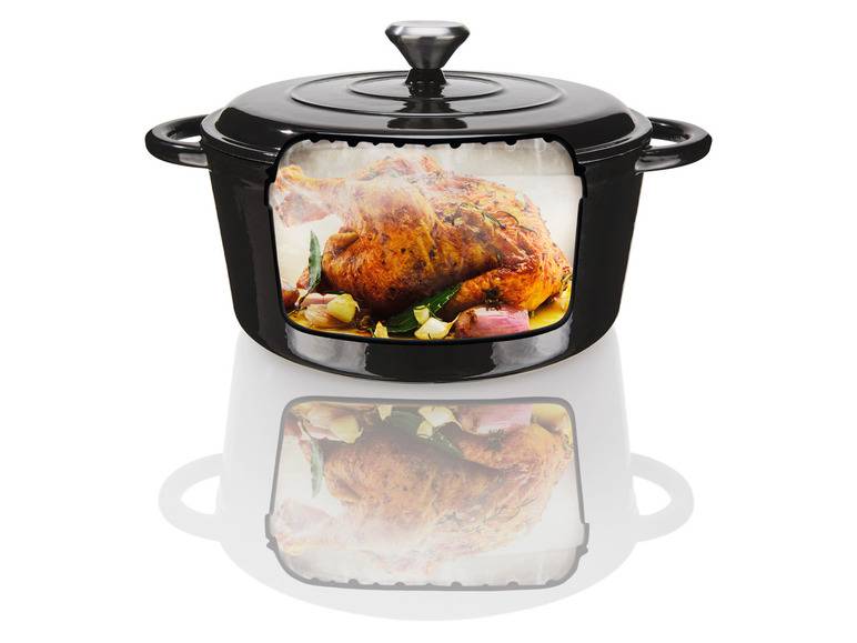 ERNESTO® Gusseisen-Topf, Ø 25,3 cm Sonderangebot der Fabrik
