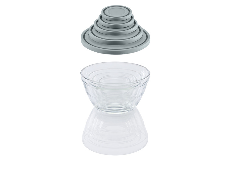 LIVARNO home Glasschüssel-Set, 5 Stück Nur noch ein Tag übrig