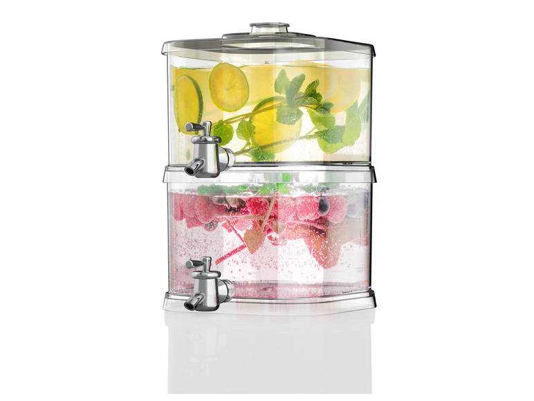 LIVARNO home Getränkespender-Set / Getränkespender, 2 x 4,5 l / 1 x 9 l 50% Rabatt mit kostenlosem Versand