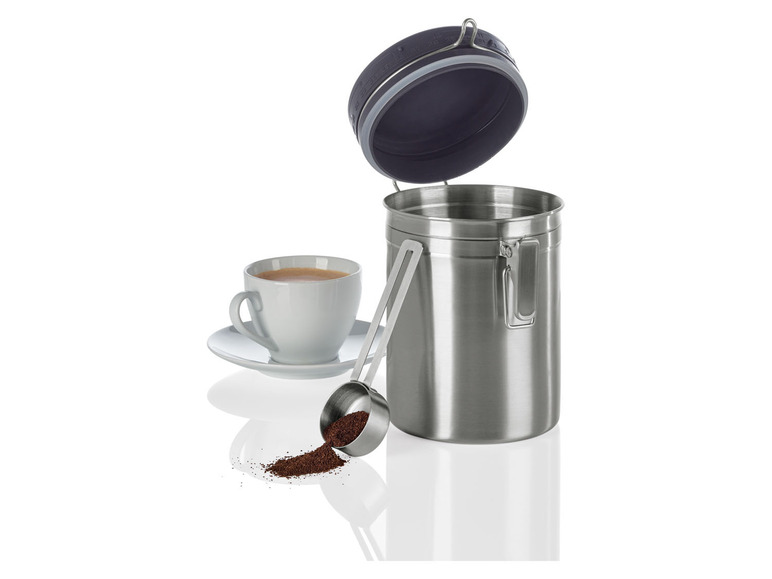 ERNESTO® Kaffee-Aromadose für Bohnen/ Pads, Edelstahl Begrenzt auf 3 Tage