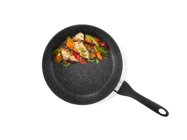 ERNESTO® Aluminium-Pfanne / -Wok, 28 cm, in Granitoptik Rabatte dieses Monats