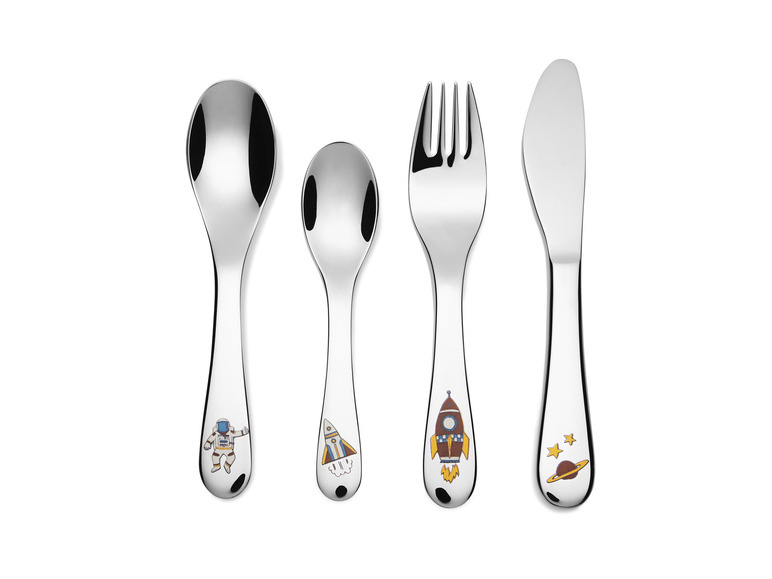 ERNESTO® Kinderbesteck-Set, 4-teilig, hochglanzpoliert Meist gekauft