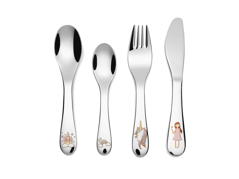 ERNESTO® Kinderbesteck-Set, 4-teilig, hochglanzpoliert Meist gekauft