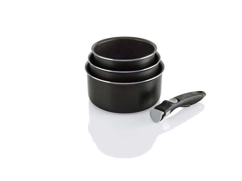 ERNESTO® Topf- / Pfannen-Set, 4-teilig, mit abnehmbarem Griff Osterangebot