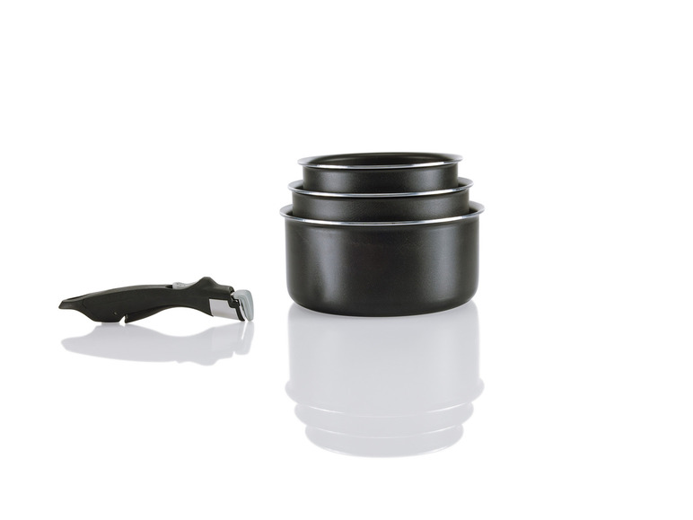 ERNESTO® Topf- / Pfannen-Set, 4-teilig, mit abnehmbarem Griff Osterangebot