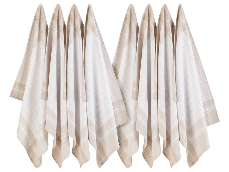 LIVARNO home Geschirrtücher, 8 Stück, 50 x 70 cm Zeitlich begrenztes Angebot