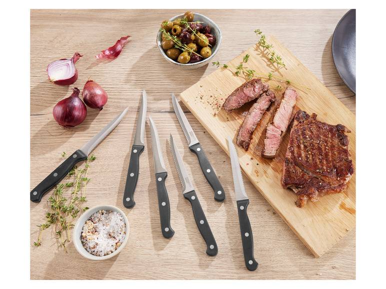 ERNESTO® Steakmesser Set, Mit Wellenschliff Blitzangebot