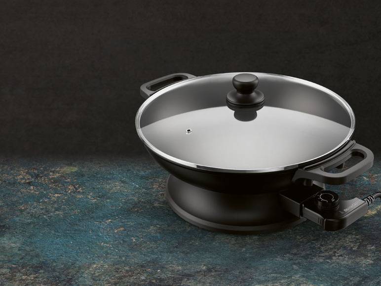 SILVERCREST® KITCHEN TOOLS Elektrische-Multipfanne/Wok, »SEMP 2000 A1«, Ø 33 cm Super Sparpreis