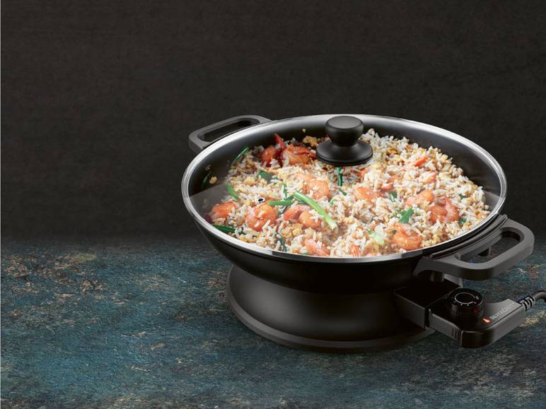 SILVERCREST® KITCHEN TOOLS Elektrische-Multipfanne/Wok, »SEMP 2000 A1«, Ø 33 cm Super Sparpreis
