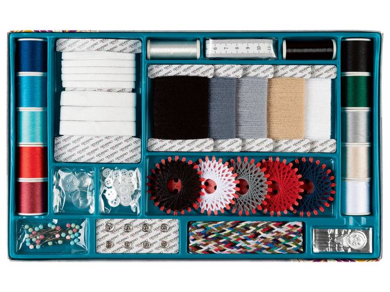 crelando® Nähbox Universal, 160-teilig / 96-teilig Sonderangebot der Fabrik