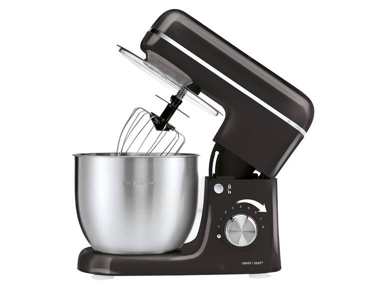 SILVERCREST® KITCHEN TOOLS Küchenmaschine schwarz »SKM 600 D3« Kostenloser Versand international
