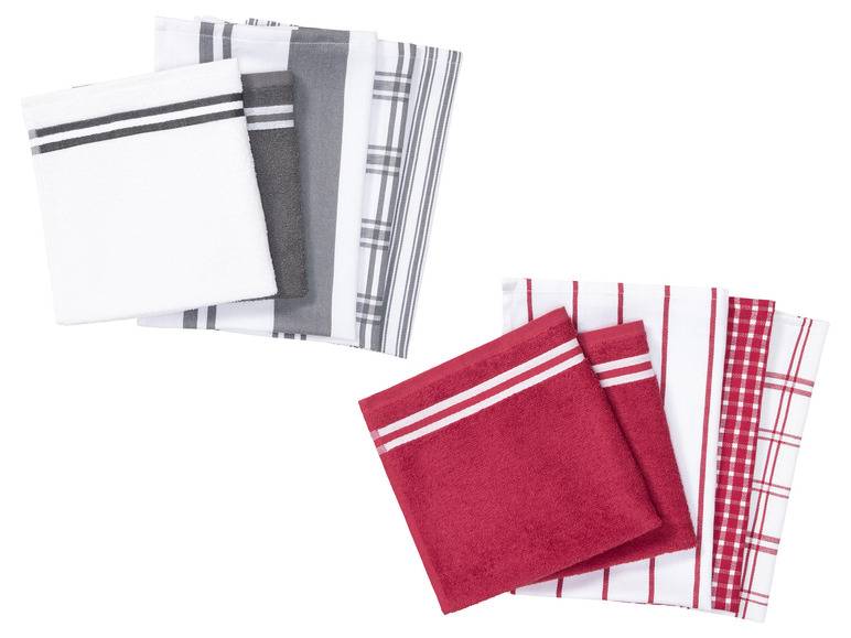 LIVARNO home Küchentuch-Set, 5 Stück zollfrei