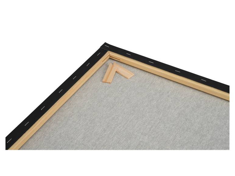 crelando® Leinwand / Leinwand-Set, schwarz vorgrundiert, aus Baumwolle 50% Rabatt für begrenzte Zeit