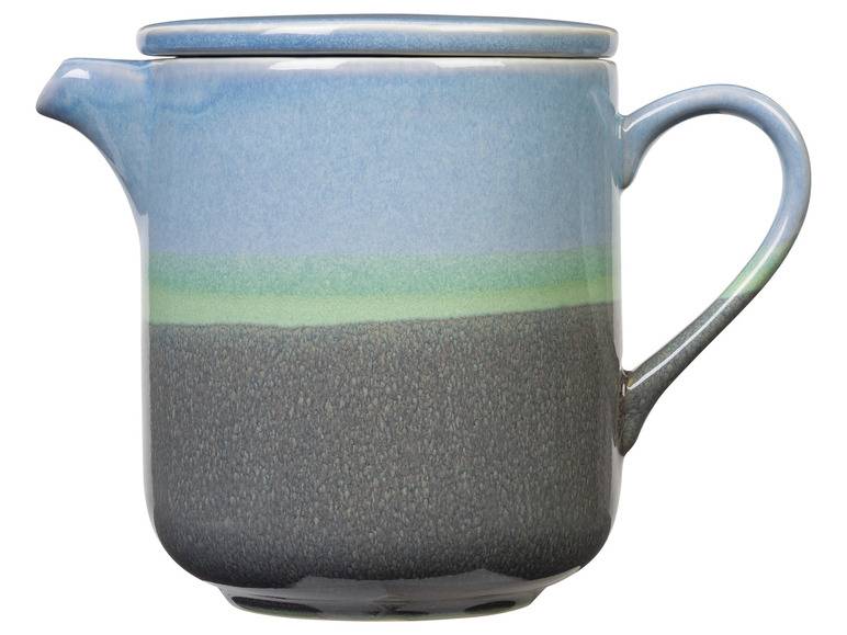 LIVARNO home Kaffeetassen Set / Kaffeekanne, aus glasiertem Steingut Outlet