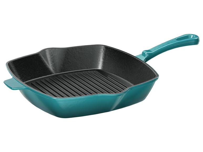 ERNESTO® Gusseisen-Grillpfanne, 24,5 x 24,5 cm, gerillt Angebote