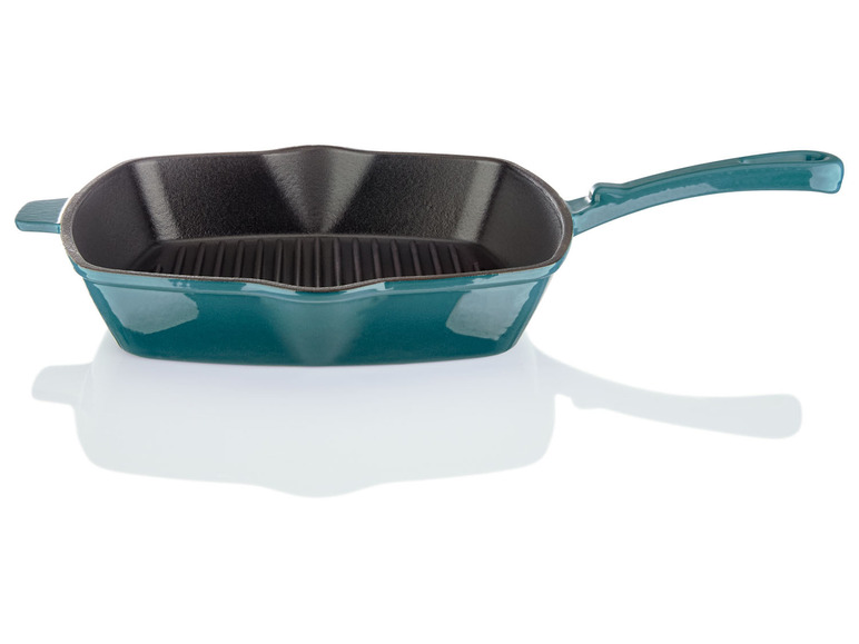 ERNESTO® Gusseisen-Grillpfanne, 24,5 x 24,5 cm, gerillt Angebote