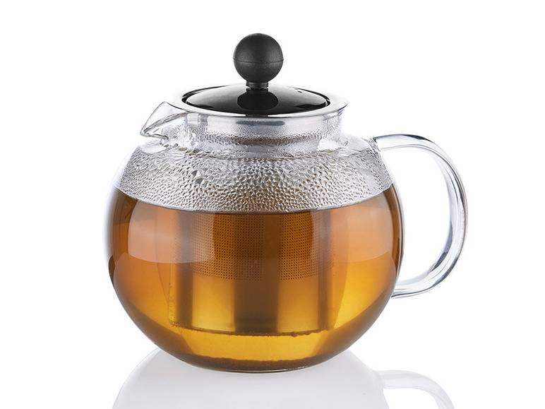 ERNESTO® Glas-Teekanne /-Kaffeebereiter, besonders leicht Günstiger Verkauf