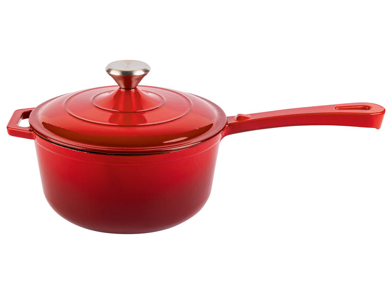 ERNESTO® Gusseisen-Stielkasserolle, Ø 21 cm Sonderangebot