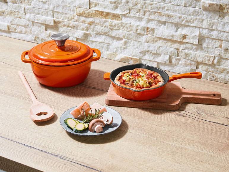 ERNESTO® Gusseisen-Pfanne, für alle Herdarten, Ø 15 cm Begrenztes Angebot