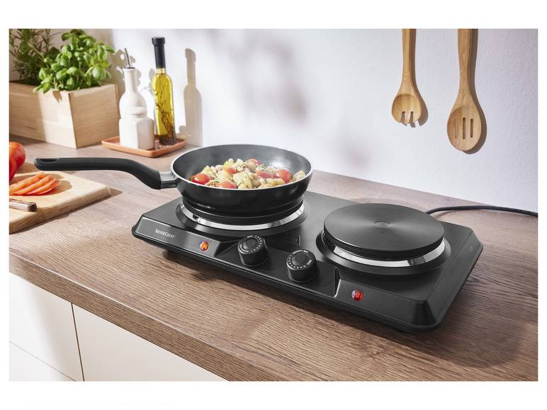 SILVERCREST® KITCHEN TOOLS Doppelkochplatte »SDK 2500 D1«, 2500 W Vatertagsangebot