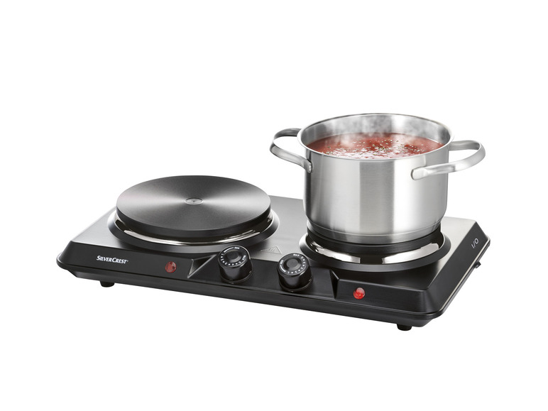 SILVERCREST® KITCHEN TOOLS Doppelkochplatte »SDK 2500 D1«, 2500 W Vatertagsangebot