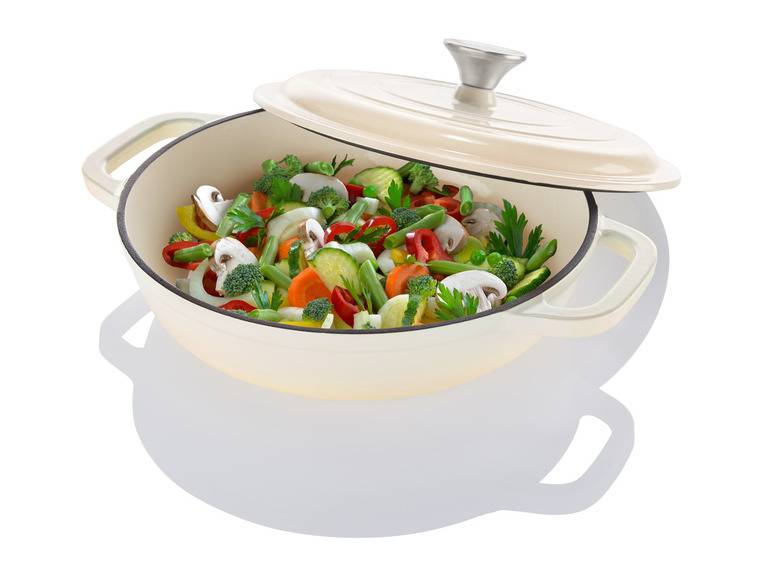 LIVARNO home Gusseisen-Servierpfanne, Ø 25 x H 6 cm Wochenangebot
