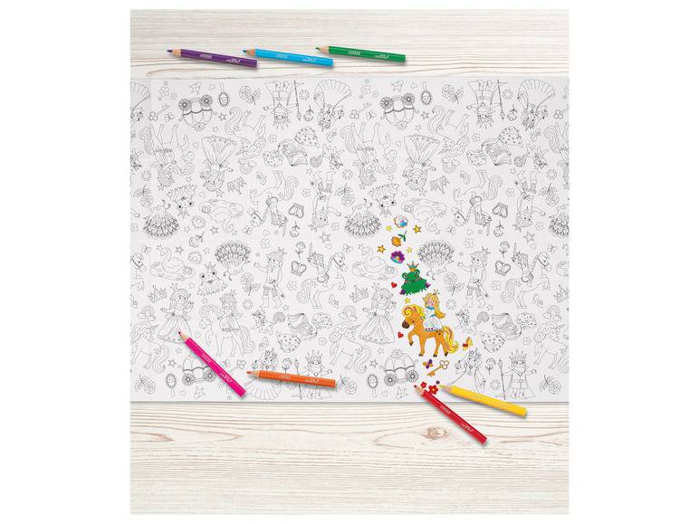 crelando® XXL-Poster \ Ausmalblock \ Sticker, inkl. 8 Mini-Buntstifte Begrenzte Freigabe