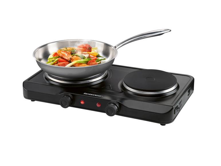 SILVERCREST® KITCHEN TOOLS Doppelkochplatte »SDK 2500 E1 / SDK 2300 E1 / SODK 2500 E1«, 2500 W Super Rabatt