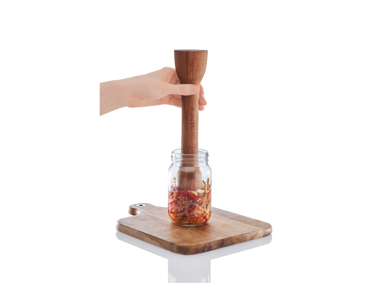 ERNESTO® Fermentier-Holzstampfer \ Fermentier-Glasgewichte Flash Sale