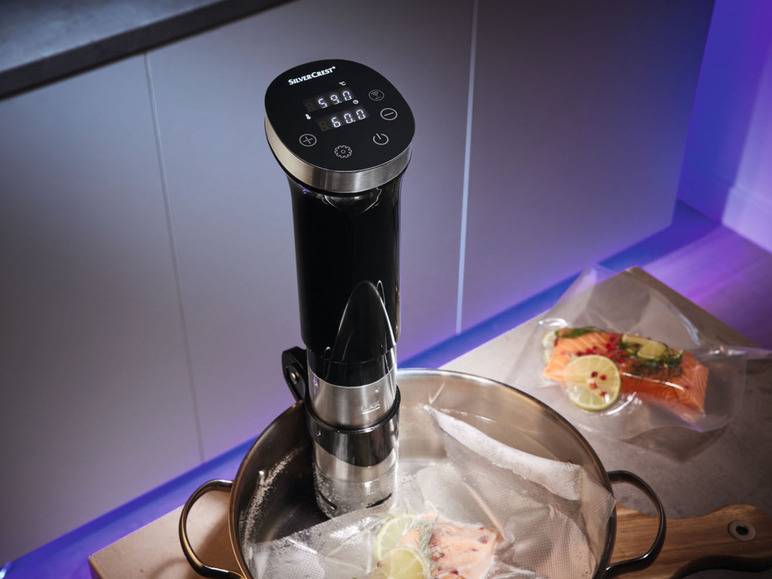SILVERCREST® KITCHEN TOOLS Sous-Vide-Stick Smart SSVSS 1200 A1, WLAN-Funktion Preisnachlass