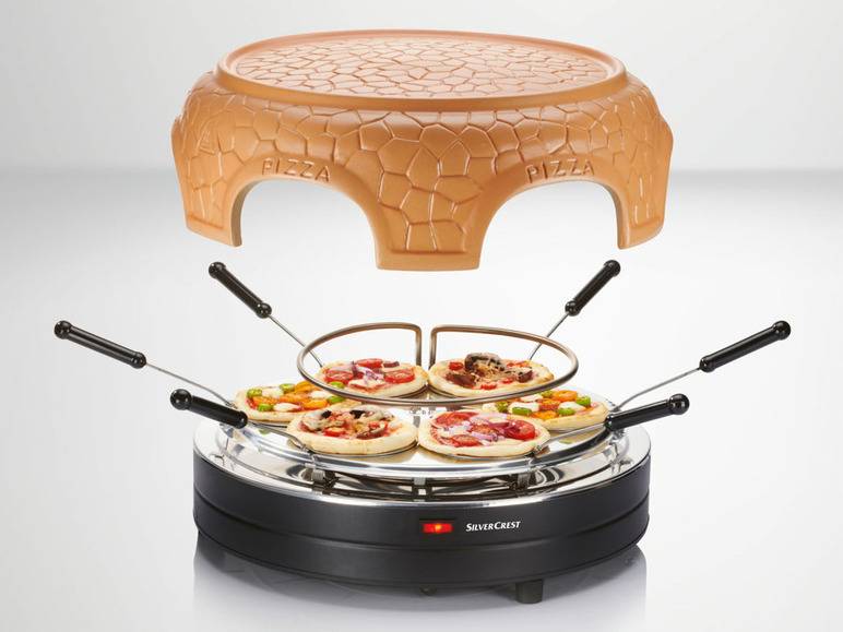 SILVERCREST® KITCHEN TOOLS Pizzaofen »SPO 910 A1«, für 6 Personen Top Angebot