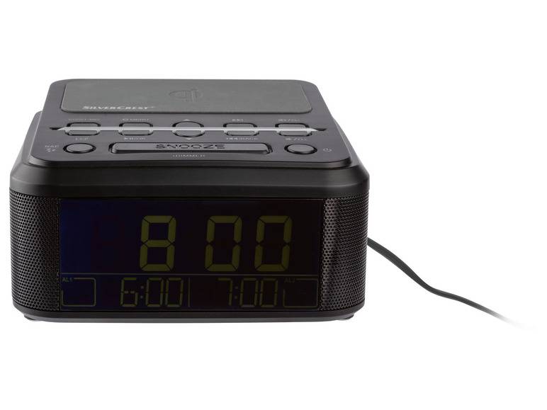 SILVERCREST® Uhrenradio, mit Qi Ladung, DAB+, Bluetooth Neuheiten