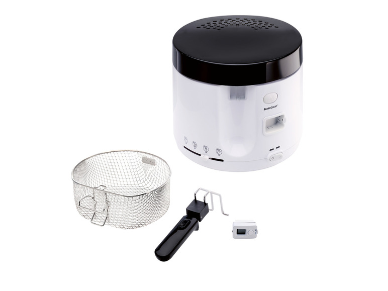 SILVERCREST® KITCHEN TOOLS Fritteuse »SFT 1900 A1«, mit Timer, weiß VIP-Rabatte