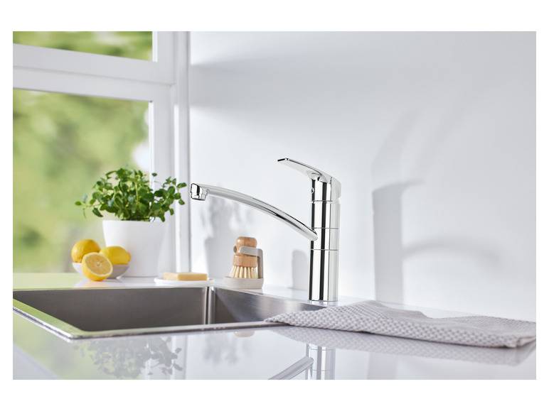 LIVARNO home Küchenarmatur , Eco-Click-Wassersparfunktion Fabrikpreis
