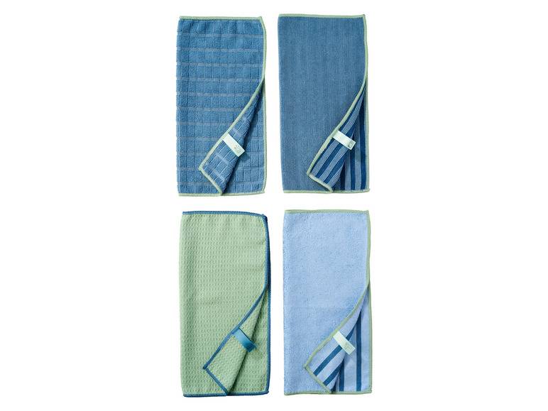 LIVARNO home Mikrofasertücher-Set, 4 Stück Rabatt